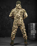 Зимовий тактичний костюм софтшел піксель jumper (подвійний фліс), фото 10