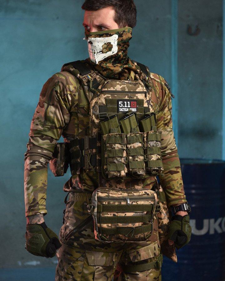 Плитоноска 4 точки скидання піксель intercessor ВТ1046, фото 1