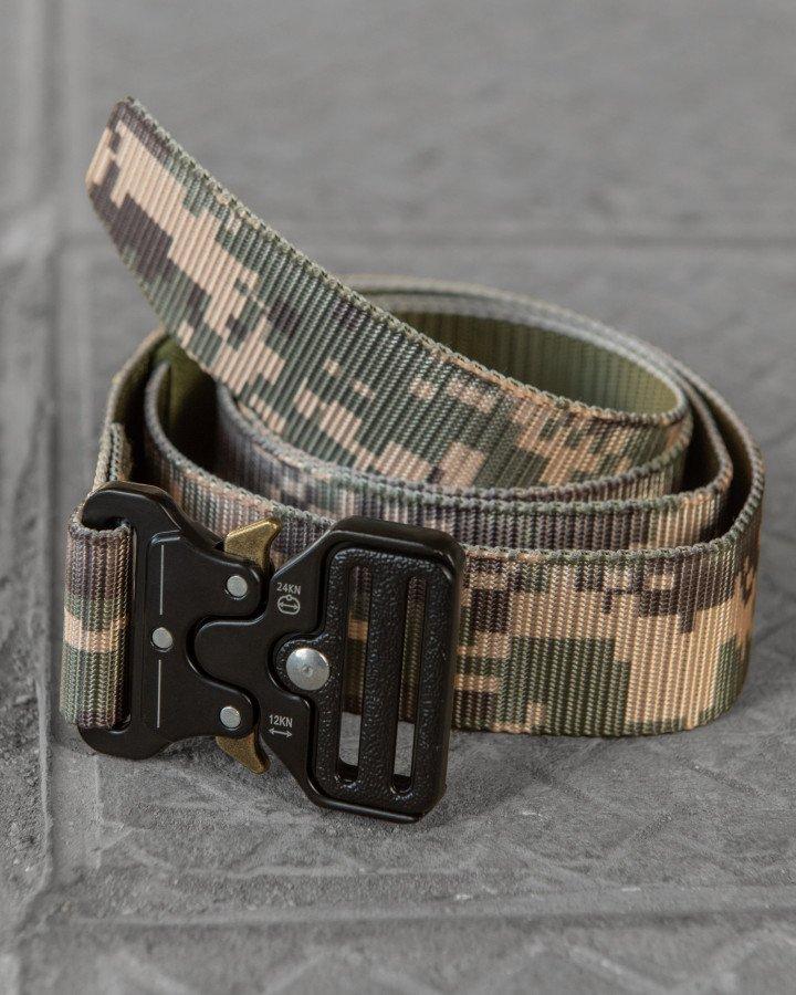 Тактичний ремінь Cobra 140 см піксель ВТ1032, фото 1