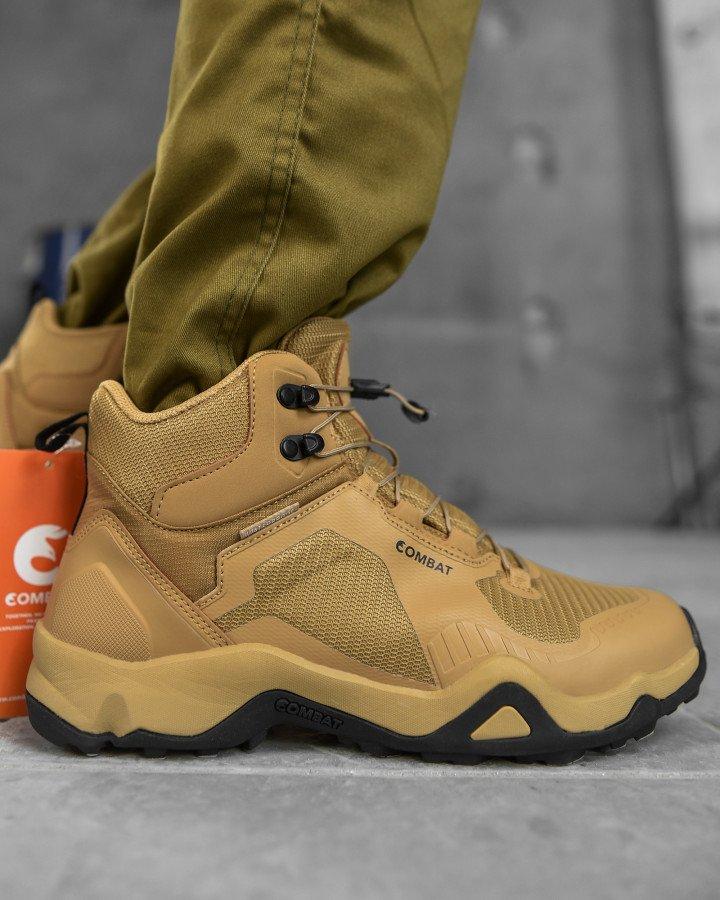 Тактичні черевики Combat coyot waterproof ВТ6816, фото 1