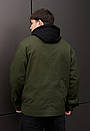 Однотонна куртка для чоловіків Staff zumi khaki, фото 2