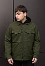 Однотонна куртка для чоловіків Staff zumi khaki, фото 4