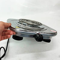 Портативна електрична електроплита Rainberg RB-010 2000 Вт, Електроплита настільна від мережі GR-48