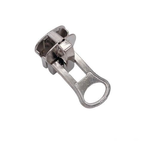 Бігунок для тракторної блискавки тип 8 Нікель (Підвіс №51), фото 1