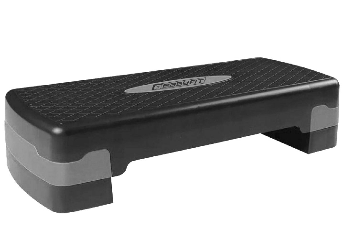 Степ-платформа EasyFit Step-B 2-ступінчаста сіра