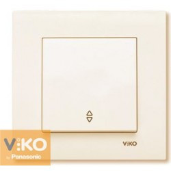 Вимикач прохідний Крем Karre Viko, 90960104