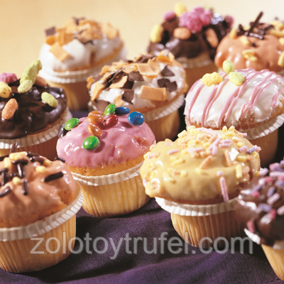 Кекс Маффінмікс зі смаком пряженого молока 25 кг - суміш для приготування маффінів, кексів, пирогів, фото 1