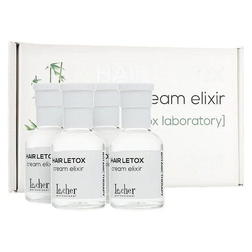 Ботокс для волосся з мікроелементами Le Cher Hair Letox 4x50 мл професійна захисна косметика