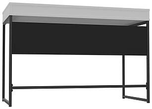 Білий письмовий стіл із шухлядами на металевих ніжках Campari Cr1200 (1200х500х800Н) AMF