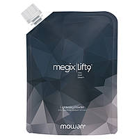 Порошок просвітлювальний для волосся Lift 9+ Megix Mowan, 500 г професійна пудра освітлення волосся до 9 тонів