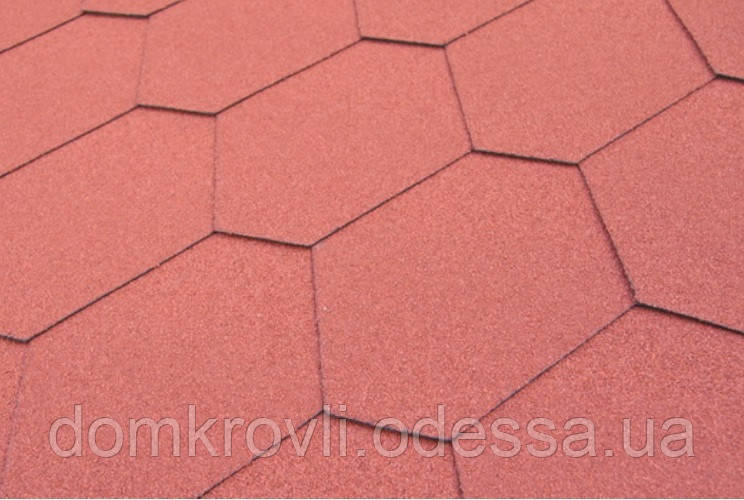 Бітумна черепиця Matizol UNI STRONG червона сота Польща