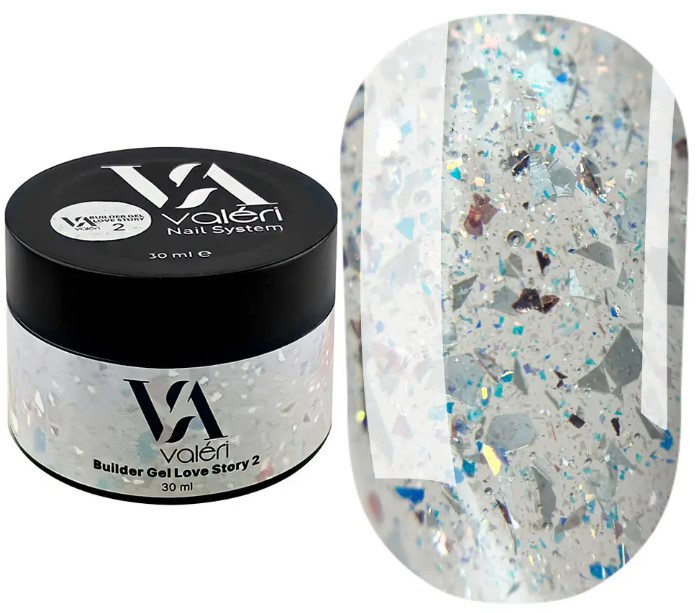 Гель для нарощування нігтів Valeri Builder Gel Love Story 02 30 мл