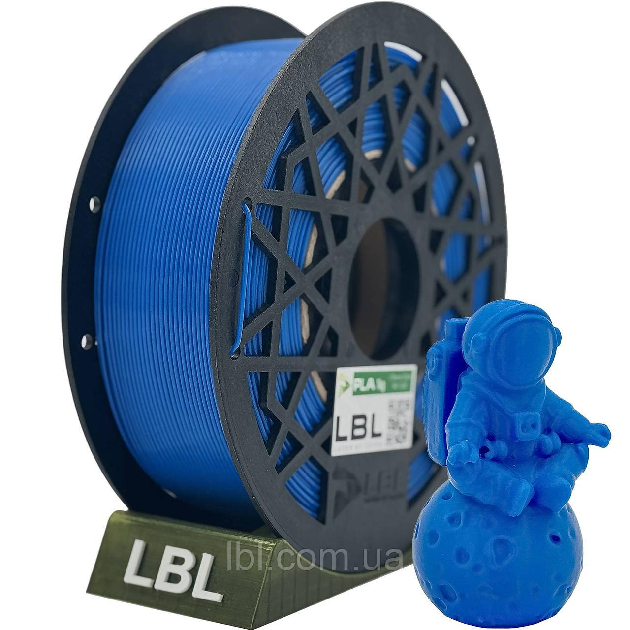 PLA (ПЛА) пластик Синій для 3D принтера 1.0 кг / 335 м / 1.75 мм