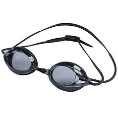 Окуляри для басейну дзеркальні чорні зі змінним переніссям Speedo Legend S1702