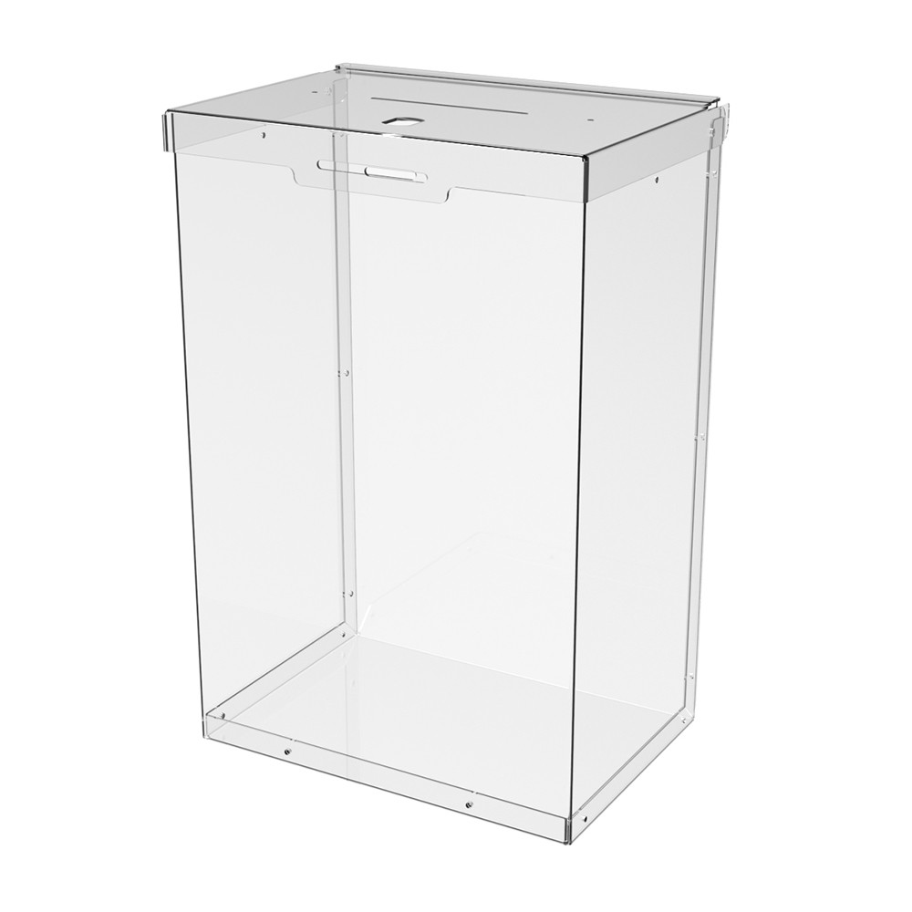 Скринька EKOSTAR с замком для пожертв та збору грошей 220x150x330. Об'єм 11 літрів, фото 1