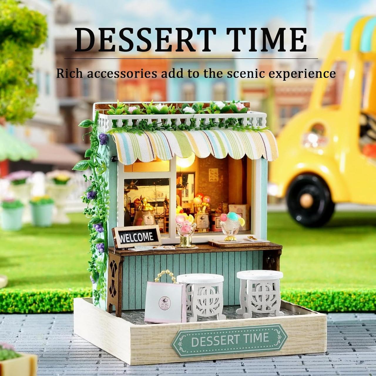 Конструктор 3D DIY Румбокс час на десерт Dessert Time "QT-086"