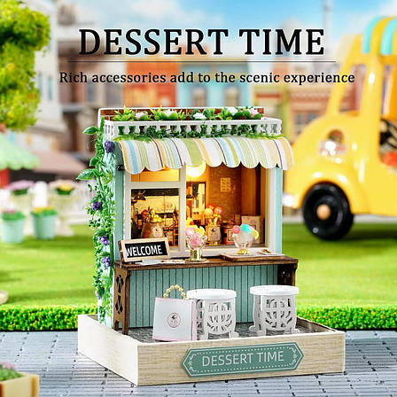 Конструктор 3D DIY Румбокс час на десерт Dessert Time "QT-086", фото 1
