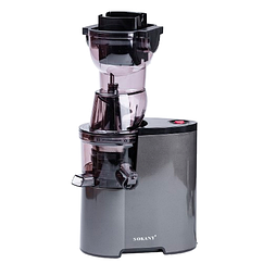 Соковижималка електрична шнекова для томатів 150 Вт із чашами Сіра Sokany Lugi