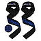 Лямки для тяги, штанги та турніку PowerPlay Lifting Gym Straps чорно-сині, фото 4
