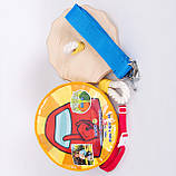 Качеля дитяча з дерева тарзанка спортивна підвісна «ЕЛІТ ЛАК», в подарунок фірмовий ранець Among Us, фото 7