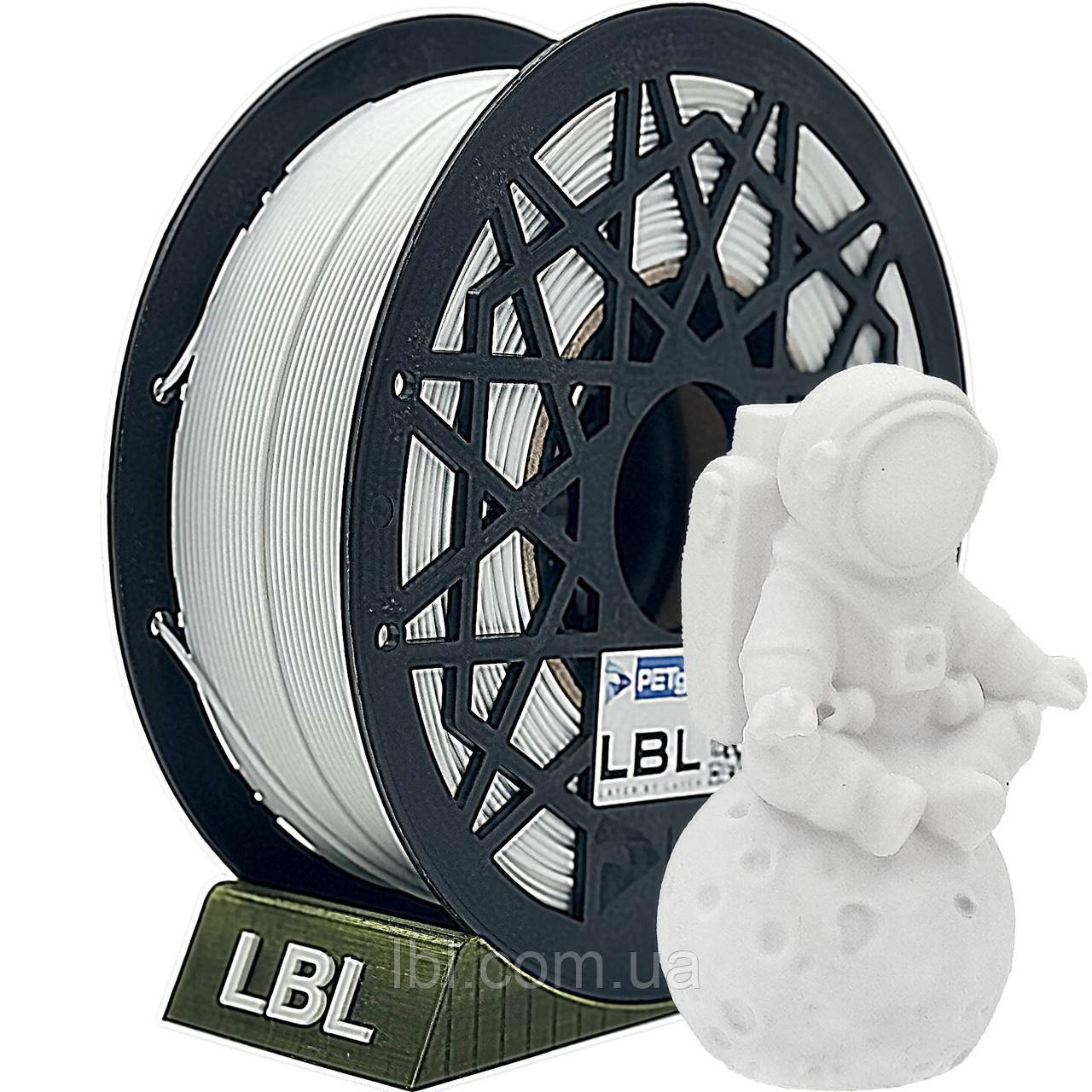 PETG (CoPET) пластик для 3D принтера Білий / 1.0 кг / 330 м / 1.75 мм