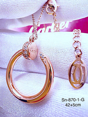 Ланцюжок Stainlees Steel (преміум) (14-K) двосторонній, фото 2