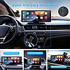 Автомобільний мультимедіа монітор 10.26'' T26D (1 камера) Auto CarPlay Bluetooth FM, фото 3