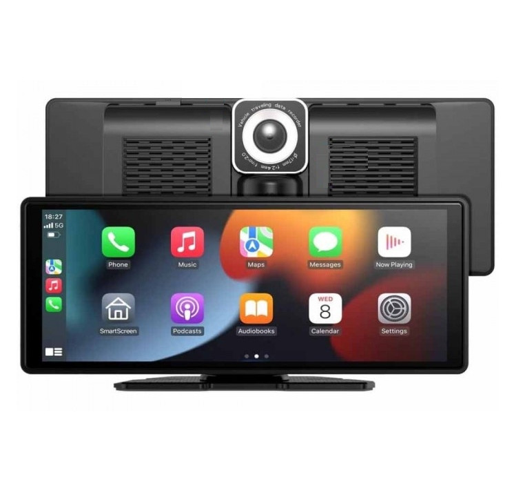 Автомобільний мультимедіа монітор 10.26'' T26D (1 камера) Auto CarPlay Bluetooth FM, фото 1