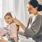 Гребінець для волосся з функцією самоочищення / Антистатичний гребінець / Масажний гребінець / Щітка для волосся, фото 6