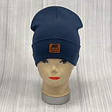 М 89517. Шапка подвійна з відворотом для  хлопчика "CREATIVE DESIGN", 2-8 років, різні кольори, фото 4