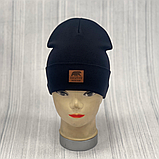 М 89517. Шапка подвійна з відворотом для  хлопчика "CREATIVE DESIGN", 2-8 років, різні кольори, фото 5