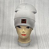 М 89517. Шапка подвійна з відворотом для  хлопчика "CREATIVE DESIGN", 2-8 років, різні кольори, фото 10