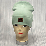 М 89517. Шапка подвійна з відворотом для  хлопчика "CREATIVE DESIGN", 2-8 років, різні кольори, фото 8