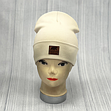 М 89517. Шапка подвійна з відворотом для  хлопчика "CREATIVE DESIGN", 2-8 років, різні кольори, фото 7
