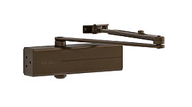 Доводчик дверний ASSA ABLOY DC140 з фіксацією коричневий
