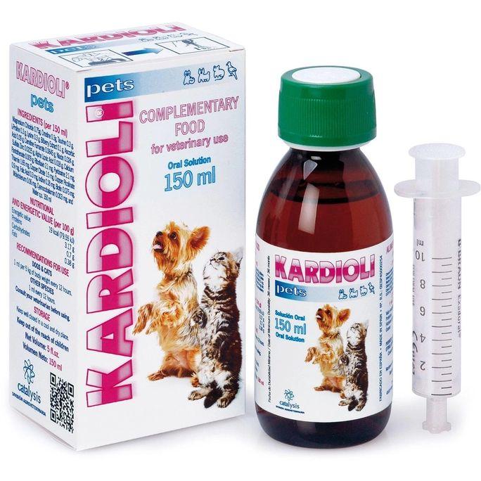 Кардіолі Петс Kardioli Pets добавка при захворюваннях серцево-судинної системи у собак та котів, 150 мл