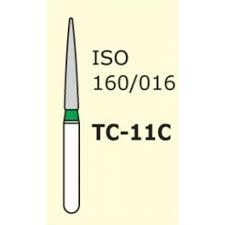 Стоматологічний бор TC-11C зелений  конус, Sharp