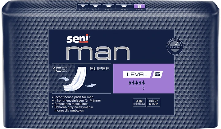Прокладки урологічні Seni Man Super Level 5 15 шт