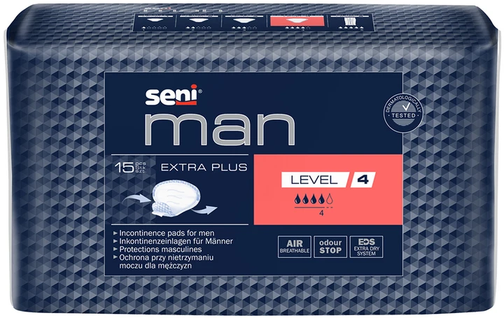 Прокладки урологічні Seni Man Extra Plus Level 4 15 шт