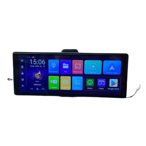 Автомобільний мультимедіа монітор T26H 10.26'' Auto CarPlay Bluetooth FM, фото 1