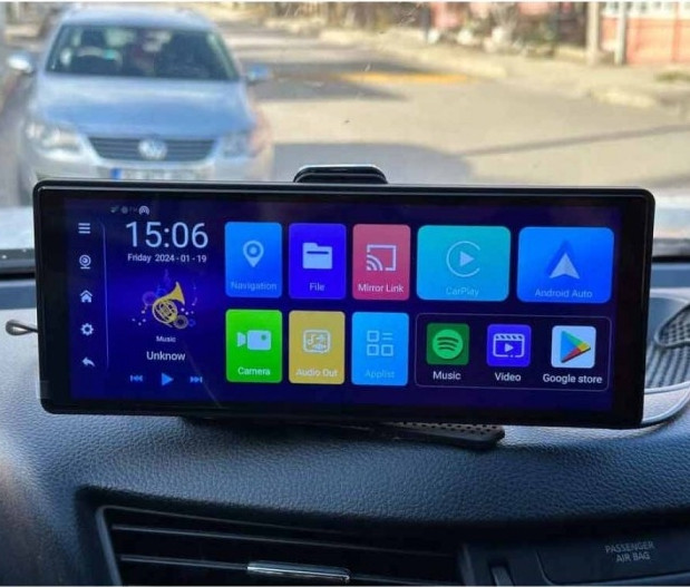 Мультимедіа авто монітор T26H 10.26'' Auto CarPlay Bluetooth FM