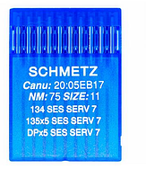 Голки Schmetz DBx1 №75 SES (уп.10шт.)