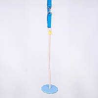 Качеля дитяча з дерева тарзанка спортивна підвісна «ЕЛІТ» червона, у подарунок фірмовий ранець Синій Манік