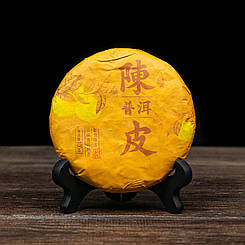 Чай Шу Пуер "Чен Пі" з мандарином 100 грам 2023 рік