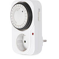 Реле часу електромеханічне розеткове добове e.control.t11