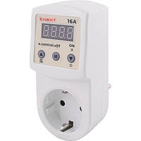 Реле контролю напруги однофазне розеткове. e.control.v07