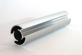 Стійка до алюмінієвих поручнів ⌀40 мм тип коло колір Срібло 1 пог.м (10103с)