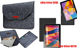 Чохол для планшета eStar Urban 1020L, 1021W з войлока, сирій