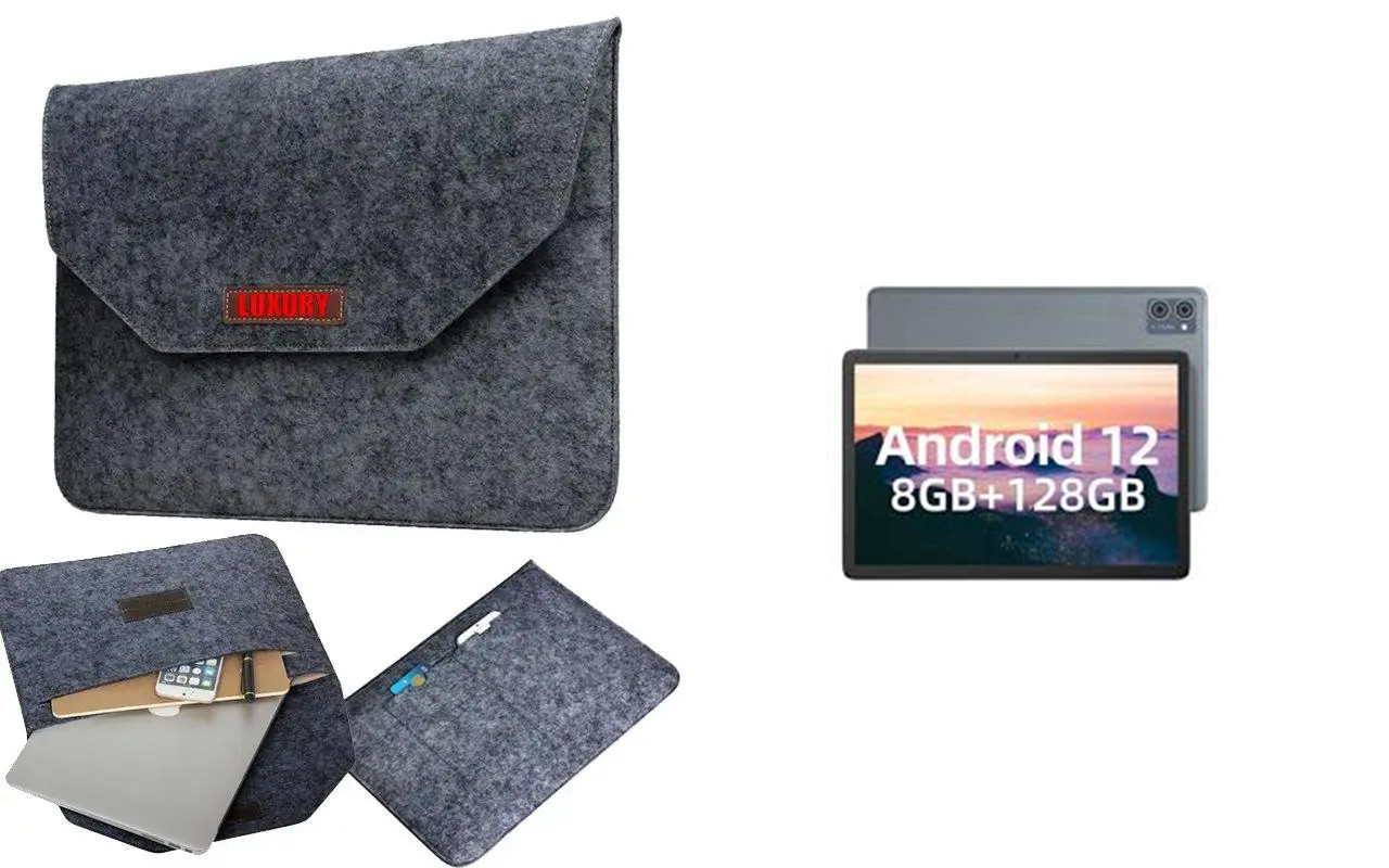 Чохол для планшета Jumper EZpad M10SE з войлока, сирій, фото 1