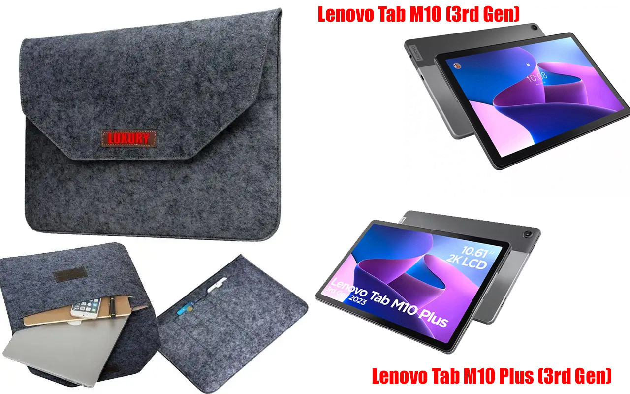 Чохол для планшета Lenovo Tab M10 (3rd Gen), M10 Plus (3rd Gen) з войлока, сирій, фото 1